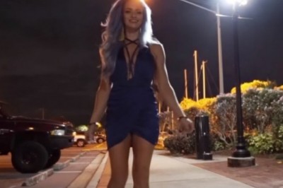 Fajna dziewczyna kontra lampa. Mało kto tak by potrafił