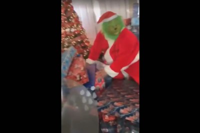 Grinch wpadł na święta. Konkretny żart rodziców