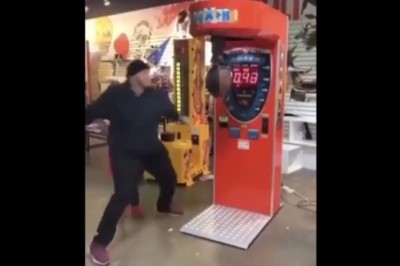 Chodź synek tata pokaże Ci jaki z niego wielki kozak. Konkretna wtopa