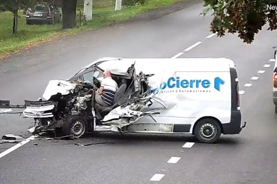 Farciarz w busie. Sam nie wierzył, że wyszedł z tego cało 