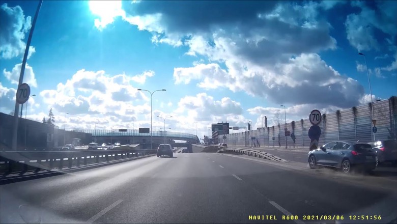 Gdy w ostatniej chwili zauważysz swój zjazd, ale jesteś na lewym pasie