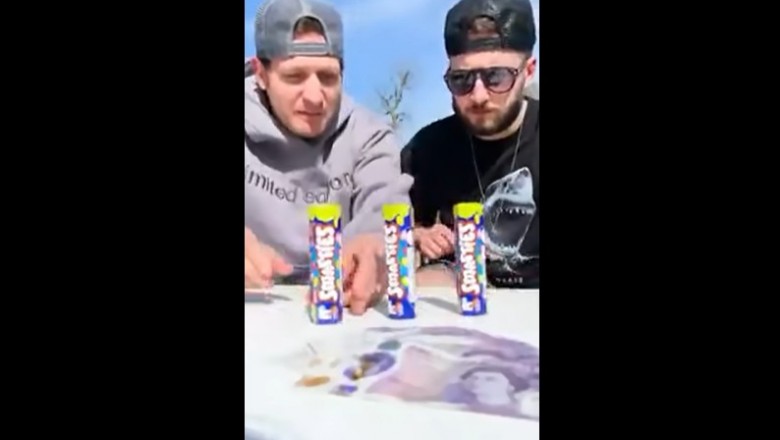 Jego kumpel nie wiedział co się dzieje. Nie mógł ogarnąć tej akcji
