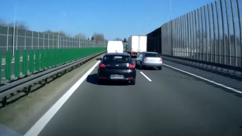 Pirat drogowy za kierownicą Audi. O mało nie spowodował wypadku