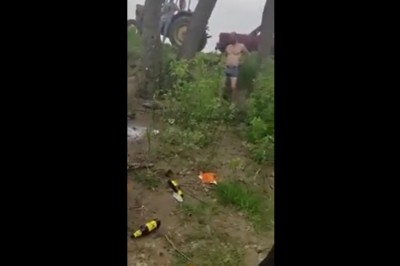 Kiedy po kilku browarach chcesz zaprezentować skok do wody 