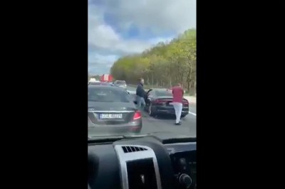 Awantura kierowców z użyciem gazu na obwodnicy w Trójmieście