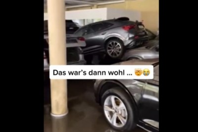 Niemiecki salon samochodowy Audi po całkowitym zalaniu 