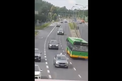 Pomyliła trasę i pojechała pod prąd autobusem - Poznań