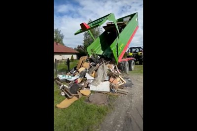 Wywiózł śmieci na pole w pobliżu Gdańska. Szybko tego pożałował 