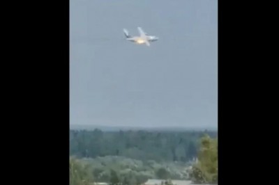 Nagranie z rozbicia się eksperymentalnego rosyjskiego samolotu