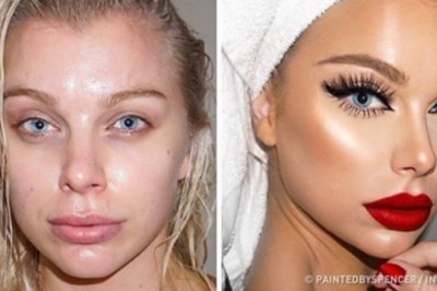 Zdecydowały podzielić się swoimi zdjęciami przed i po nałożeniu makijażu