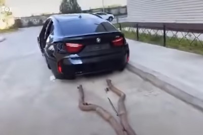 Kiedy spieszysz się do pracy, ale z Twojego BMW zostało tylko tyle