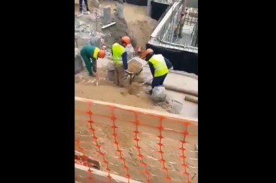 Kiedy z chłopakami macie płacone za godzinę i udajecie, że pracujecie 