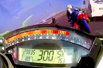 Typ nagrał swój wypadek na motocyklu przy 300 km/h