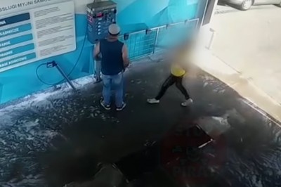 Uważaj na myjni samoobsługowej. Ta kobieta straciła pieniądze 