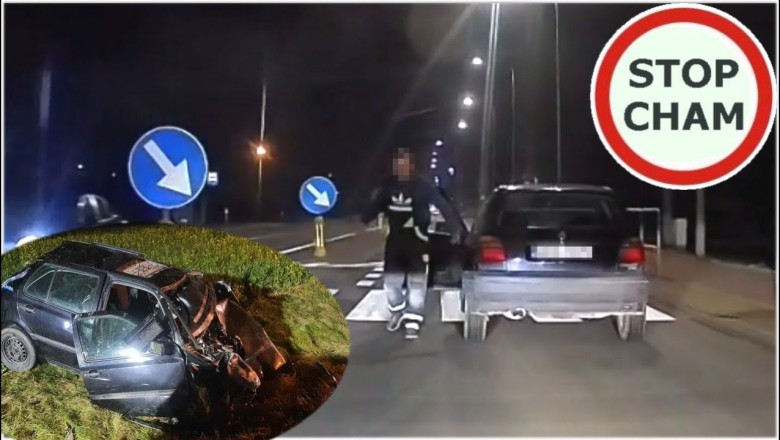 Pirat drogowy zapłacił najwyższą cenę chwilę po tym nagraniu