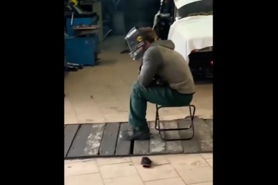 Kiedy z kumplem mechanikiem zaczyna Wam się nudzić w pracy