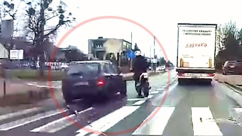 Dostał mandat na 3500 zł za niebezpieczne wyprzedzanie