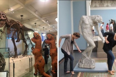 16 osób, które postanowiły zabawić się w muzeach i galeriach sztuki