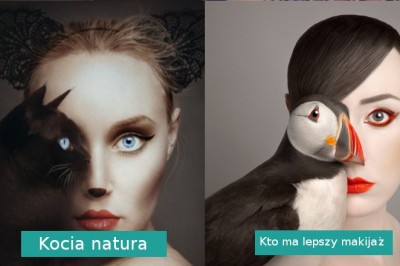 Fotograf tworzy zapierające dech w piersi portrety, łącząc twarze i zwierzęta