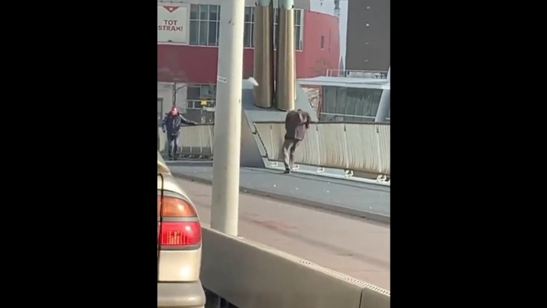 Dziadek nie miał siły walczyć z wiatrem. Pomógł przypadkowy kierowca