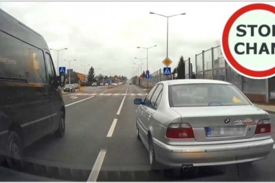 Kierowca BMW, który albo nie ma prawka albo nie powinien go mieć 