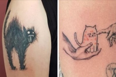23 pomysły na niezwykłe kocie tatuaże. Posiadacze to prawdziwi kociarze