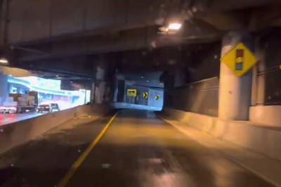 Wyjazd z tunelu podatnego na wypadki. Ku przestrodze