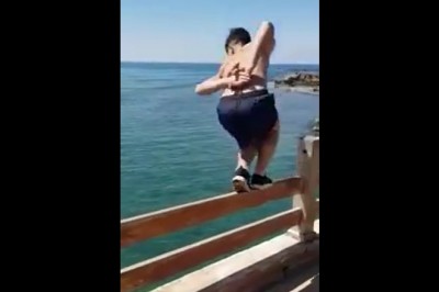 Kiedy masz więcej szczęścia niż rozumu skacząc z mostu do wody