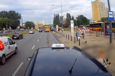 Żenujący poziom kultury warszawskiego taksówkarza 