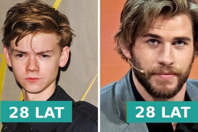 Ciężko uwierzyć, że te gwiazdy  były w tym samym wieku na tych zdjęciach 