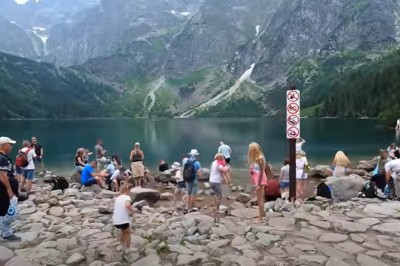 Zakaz wchodzenia do Morskiego Oka? Ich chyba nie obowiązuje 