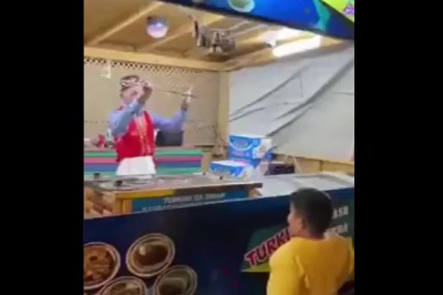 Młody miał dosyć żartów lodziarza. Gość się mocno zdziwił 