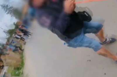 Nagrał grę w 3 kubki w Zakopanem. Został uderzony 