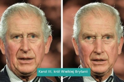 Tak  wyglądaliby brytyjscy monarchowie gdyby ich twarze spełniały zasadę złotego podziału