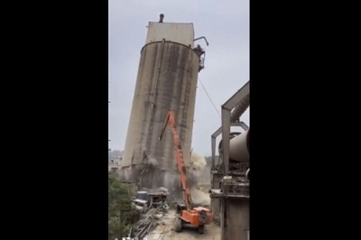 Kiedy szef mówi Ci, żebyś wziął koparkę i wyburzył silos 