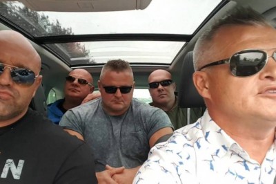 Mocna ekipa, czyli Irek Bieleninik z czterema koksami w aucie