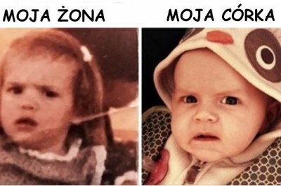 18 rewelacyjnych zdjęć rodzinnych, na których widać niesamowitą siłę genów