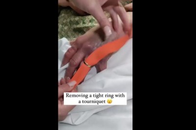 Ciekawy sposób na ściągnięcie obrączki z palca