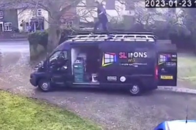 Pracownik poczuł w sobie siłę Supermena i uratował służbowe auto