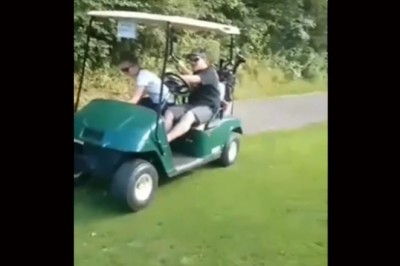 Było zabawnie, ale się skończyło czyli parkowanie wózka golfowego