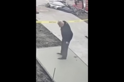 Kiedy myślisz, że gorzej być nie może. Dziadek vs świeży beton