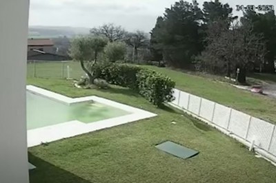 Wyścig dwóch Ferrari zakończony na jednym płocie