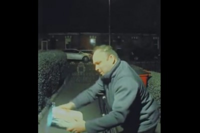 Sąsiad nie wiedział, że kamera jest włączona i zakradł się w nocy