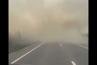 Zlot fanów ekstremalnej jazdy w zerowej widoczności