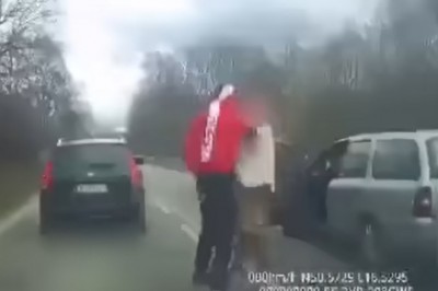 Wyskoczył z łapami do policjantki po służbie, został zatrzymany