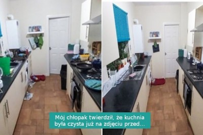 18 osób, które pokazały mieszkanie przed dokładnym sprzątaniem i po