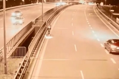 Spóźniła się na pociąg, więc ruszyła hulajnogą pod prąd na DTŚ w Gliwicach