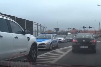 Szybka karma dla cwaniaka. Nie spodziewał się policji