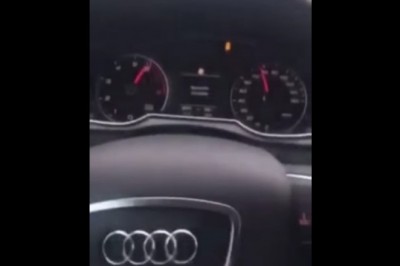 Nagrał jak testuje swoje Audi i kasuje je na prostej drodze