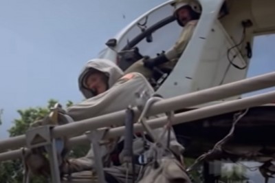 Niesamowita inspekcja linii wysokiego napięcia za pomocą helikoptera